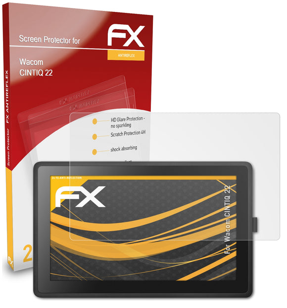 atFoliX FX-Antireflex Displayschutzfolie für Wacom CINTIQ 22