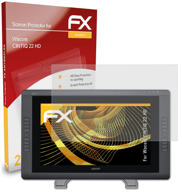 atFoliX FX-Antireflex Displayschutzfolie für Wacom CINTIQ 22 HD