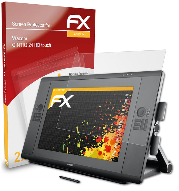 atFoliX FX-Antireflex Displayschutzfolie für Wacom CINTIQ 24 HD touch