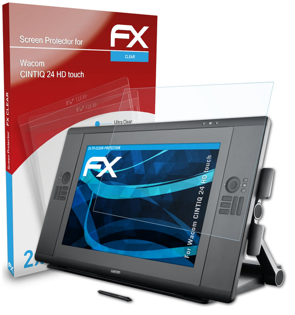 atFoliX FX-Clear Schutzfolie für Wacom CINTIQ 24 HD touch