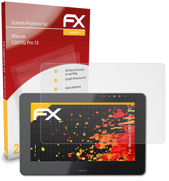 atFoliX FX-Antireflex Displayschutzfolie für Wacom CINTIQ Pro 13