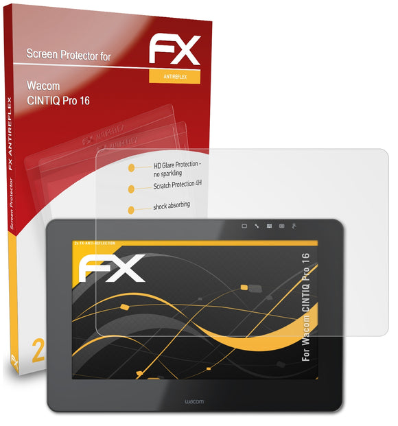 atFoliX FX-Antireflex Displayschutzfolie für Wacom CINTIQ Pro 16