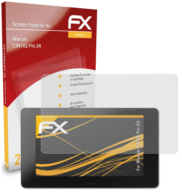 atFoliX FX-Antireflex Displayschutzfolie für Wacom CINTIQ Pro 24