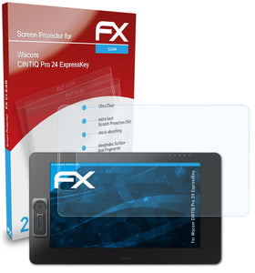 atFoliX FX-Clear Schutzfolie für Wacom CINTIQ Pro 24 (ExpressKey)