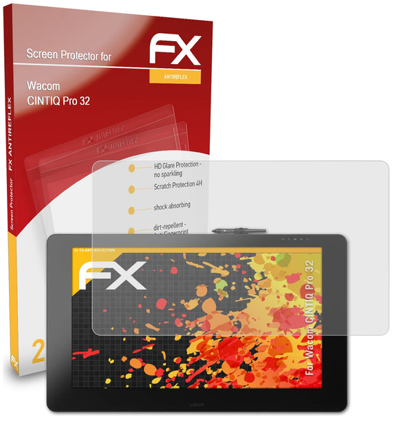 atFoliX FX-Antireflex Displayschutzfolie für Wacom CINTIQ Pro 32