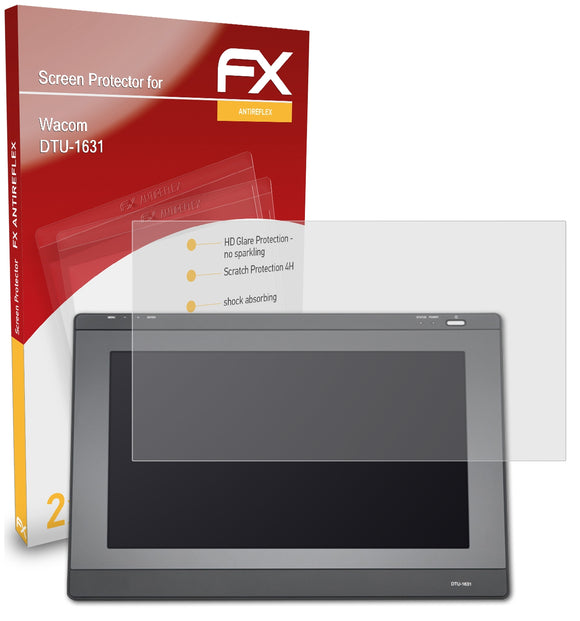 atFoliX FX-Antireflex Displayschutzfolie für Wacom DTU-1631