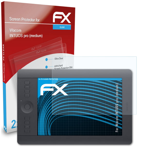 atFoliX FX-Clear Schutzfolie für Wacom INTUOS pro (medium)