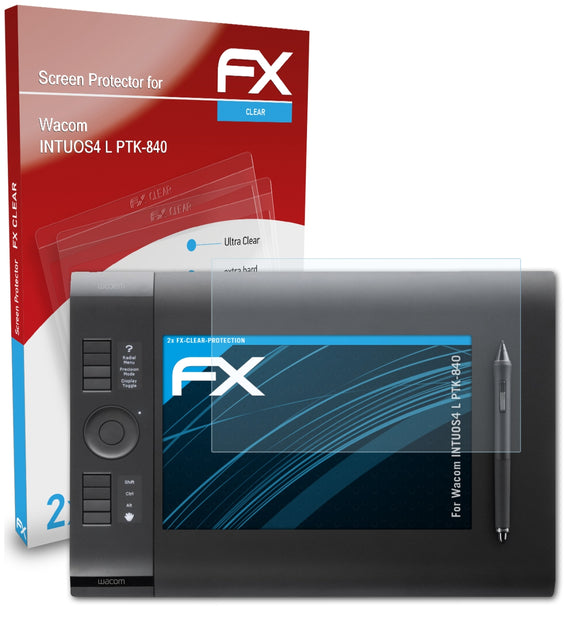 atFoliX FX-Clear Schutzfolie für Wacom INTUOS4 L (PTK-840)