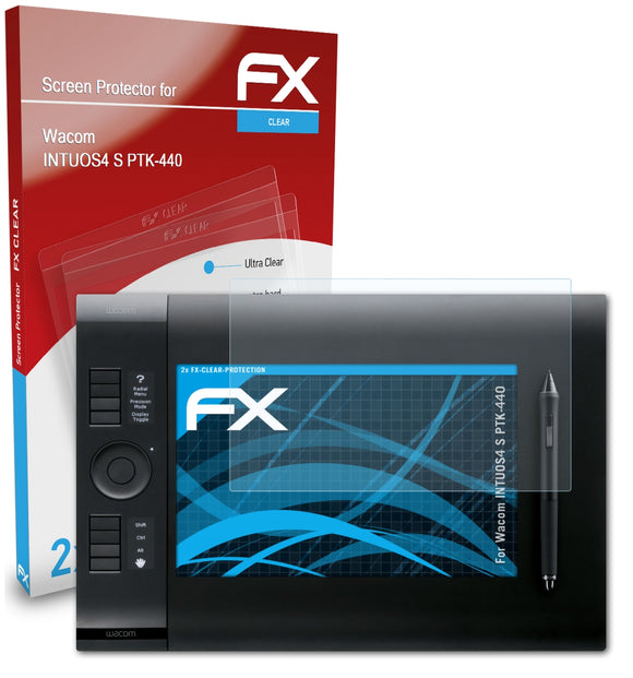 atFoliX FX-Clear Schutzfolie für Wacom INTUOS4 S (PTK-440)