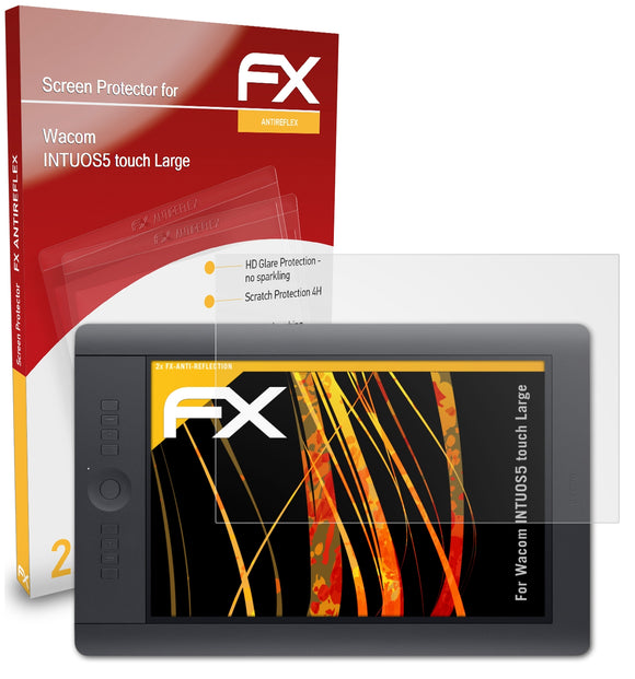 atFoliX FX-Antireflex Displayschutzfolie für Wacom INTUOS5 touch Large