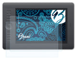 Schutzfolie Bruni kompatibel mit Wacom INTUOS5 touch Medium, glasklare (2X)