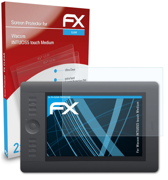 atFoliX FX-Clear Schutzfolie für Wacom INTUOS5 touch Medium