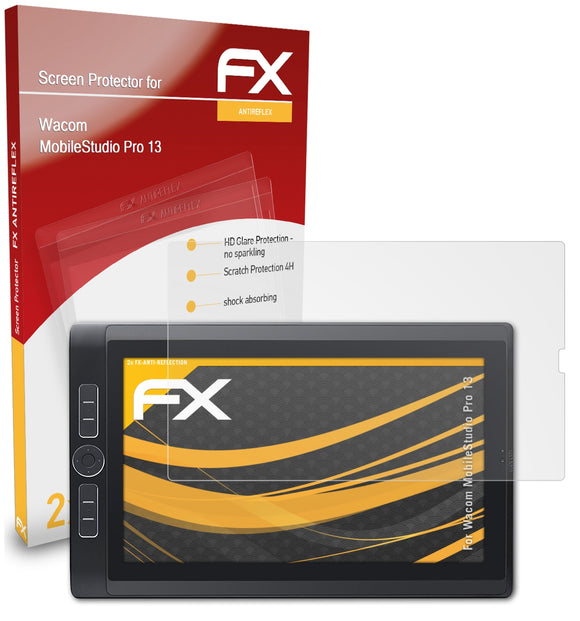 atFoliX FX-Antireflex Displayschutzfolie für Wacom MobileStudio Pro 13