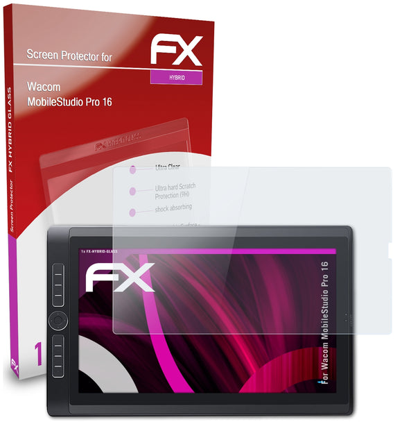 atFoliX FX-Hybrid-Glass Panzerglasfolie für Wacom MobileStudio Pro 16
