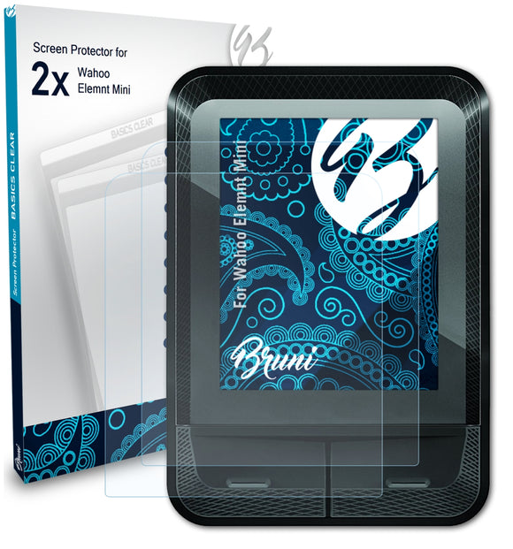 Bruni Basics-Clear Displayschutzfolie für Wahoo Elemnt Mini