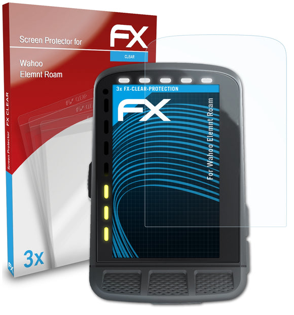 atFoliX FX-Clear Schutzfolie für Wahoo Elemnt Roam