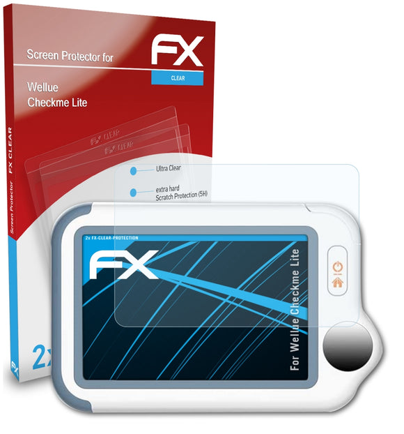 atFoliX FX-Clear Schutzfolie für Wellue Checkme Lite