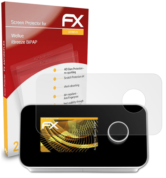 atFoliX FX-Antireflex Displayschutzfolie für Wellue iBreeze BiPAP