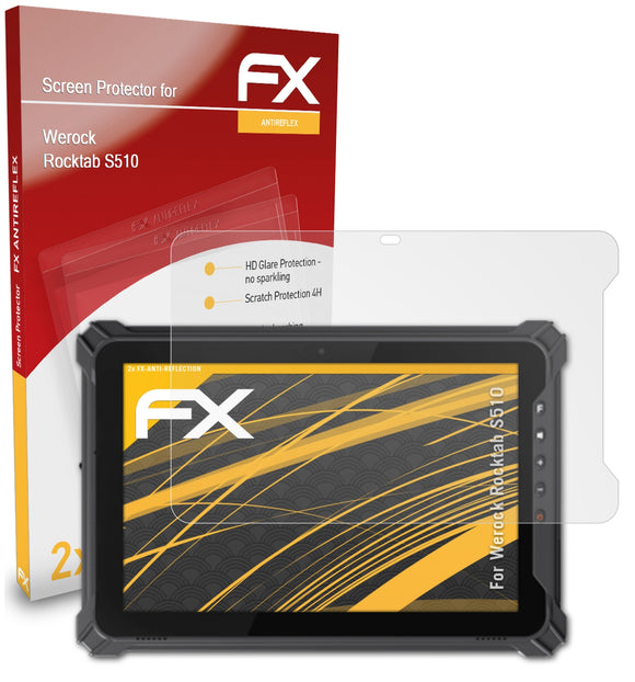 atFoliX FX-Antireflex Displayschutzfolie für Werock Rocktab S510