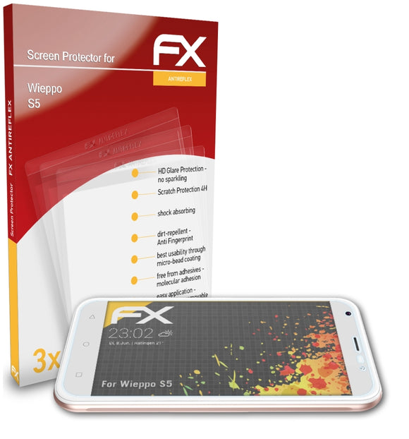atFoliX FX-Antireflex Displayschutzfolie für Wieppo S5
