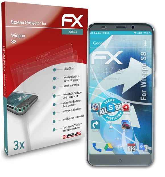 atFoliX FX-ActiFleX Displayschutzfolie für Wieppo S8