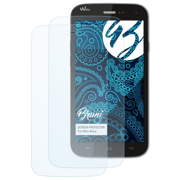 Bruni Basics-Clear Displayschutzfolie für Wiko Barry