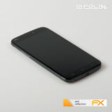 Panzerfolie atFoliX kompatibel mit Wiko Darkside, entspiegelnde und stoßdämpfende FX (3X)