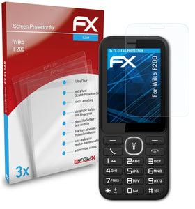 atFoliX FX-Clear Schutzfolie für Wiko F200