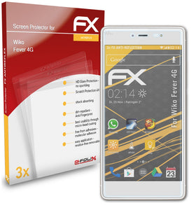 atFoliX FX-Antireflex Displayschutzfolie für Wiko Fever 4G