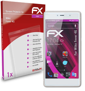 atFoliX FX-Hybrid-Glass Panzerglasfolie für Wiko Fever 4G