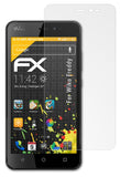 Panzerfolie atFoliX kompatibel mit Wiko Freddy, entspiegelnde und stoßdämpfende FX (3X)