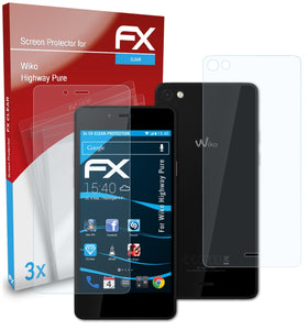 atFoliX FX-Clear Schutzfolie für Wiko Highway Pure