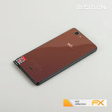 Panzerfolie atFoliX kompatibel mit Wiko Highway Signs, entspiegelnde und stoßdämpfende FX (3er Set)