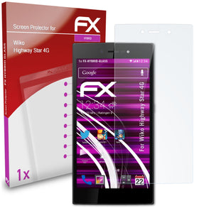 atFoliX FX-Hybrid-Glass Panzerglasfolie für Wiko Highway Star 4G