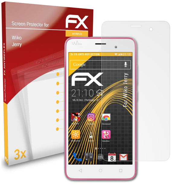 atFoliX FX-Antireflex Displayschutzfolie für Wiko Jerry