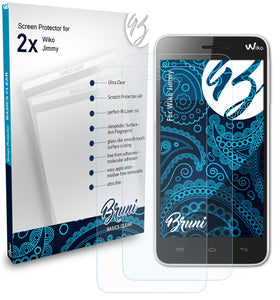 Bruni Basics-Clear Displayschutzfolie für Wiko Jimmy