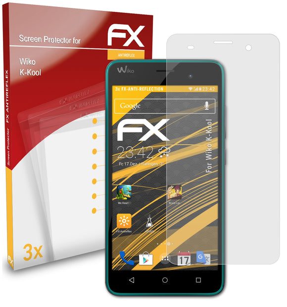 atFoliX FX-Antireflex Displayschutzfolie für Wiko K-Kool