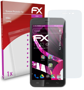 atFoliX FX-Hybrid-Glass Panzerglasfolie für Wiko Lenny