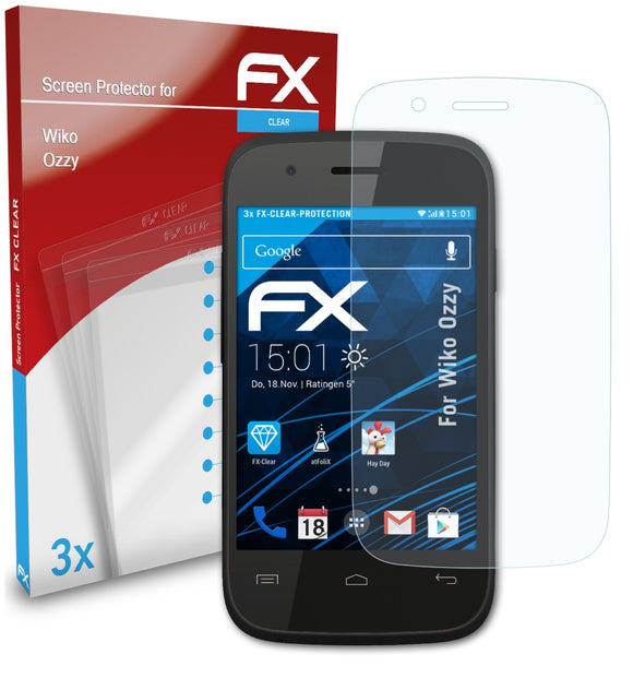 atFoliX FX-Clear Schutzfolie für Wiko Ozzy