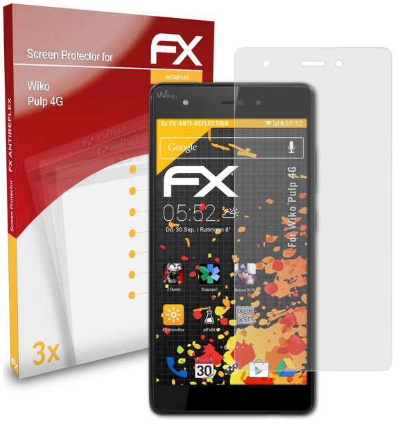 atFoliX FX-Antireflex Displayschutzfolie für Wiko Pulp 4G