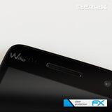 atFoliX Schutzfolie kompatibel mit Wiko Rainbow, ultraklare FX Folie (3X)