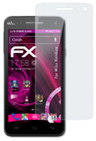 atFoliX Glasfolie kompatibel mit Wiko Rainbow, 9H Hybrid-Glass FX Panzerfolie