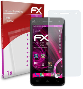 atFoliX FX-Hybrid-Glass Panzerglasfolie für Wiko Rainbow