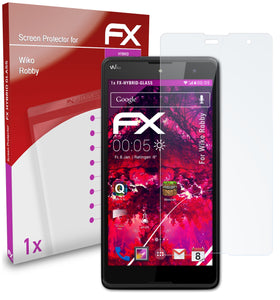 atFoliX FX-Hybrid-Glass Panzerglasfolie für Wiko Robby