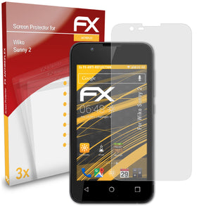 atFoliX FX-Antireflex Displayschutzfolie für Wiko Sunny 2