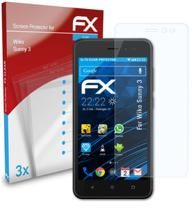 atFoliX FX-Clear Schutzfolie für Wiko Sunny 3