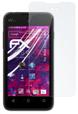 Glasfolie atFoliX kompatibel mit Wiko Sunny, 9H Hybrid-Glass FX