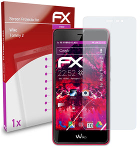 atFoliX FX-Hybrid-Glass Panzerglasfolie für Wiko Tommy 2