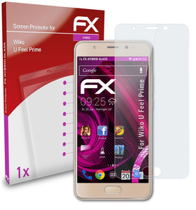 atFoliX FX-Hybrid-Glass Panzerglasfolie für Wiko U Feel Prime