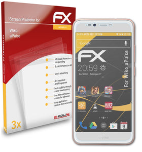 atFoliX FX-Antireflex Displayschutzfolie für Wiko uPulse